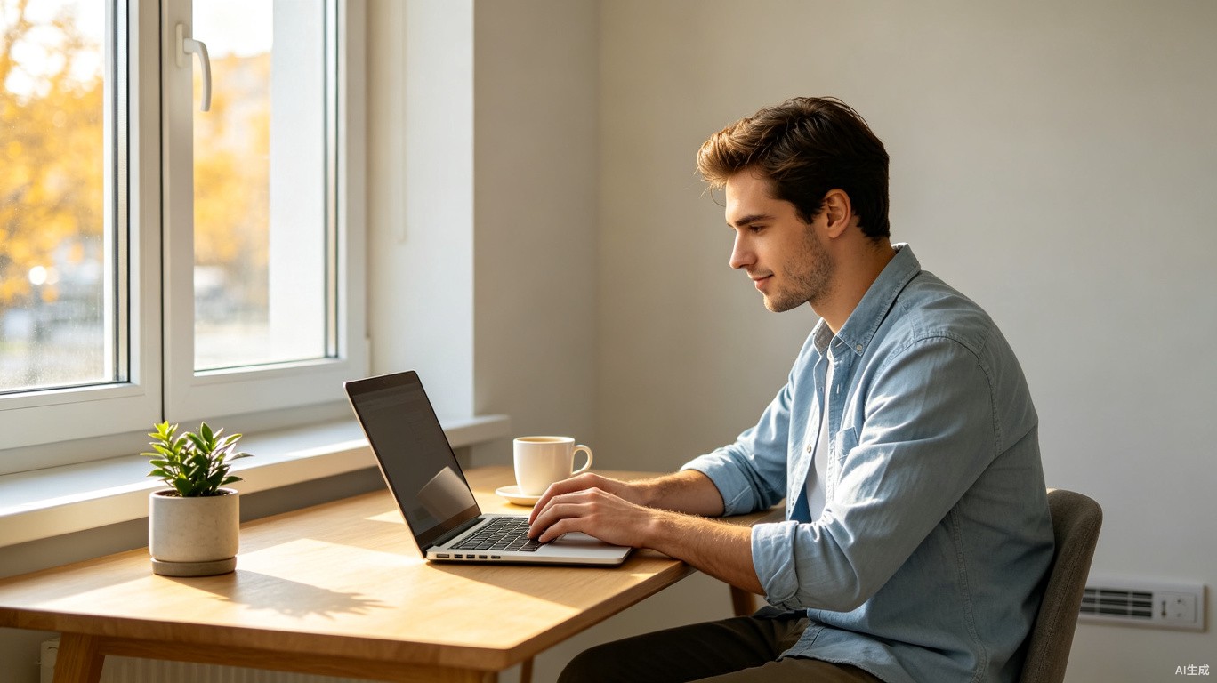 Flexible home office setup demonstrating adaptable comfort solutions